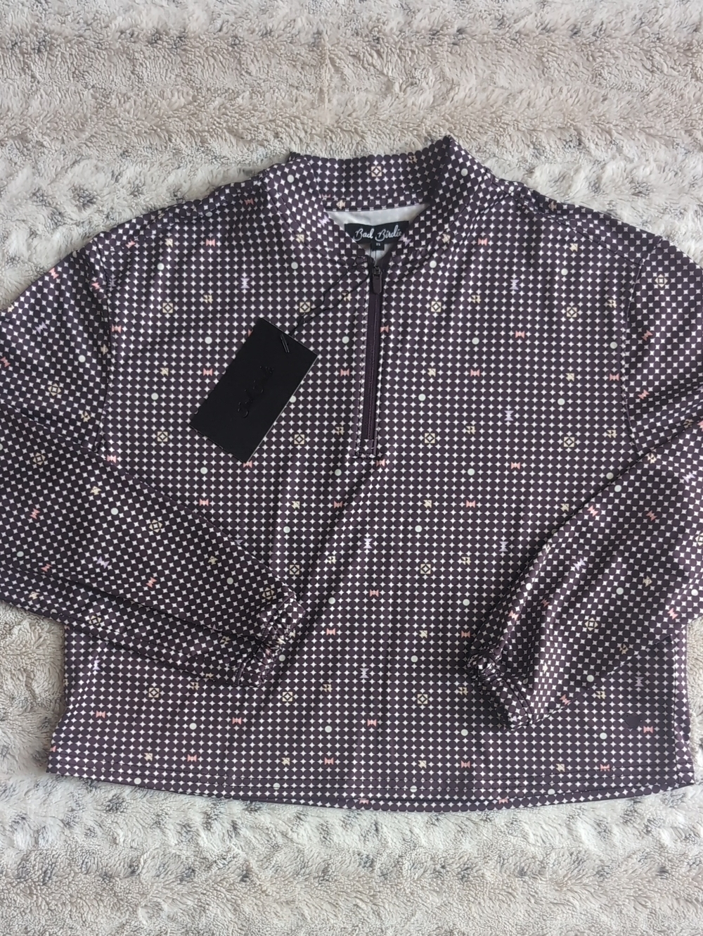 Bad Birdie Blade UV 1/4 Zip Long Sleeve Golf Pullover